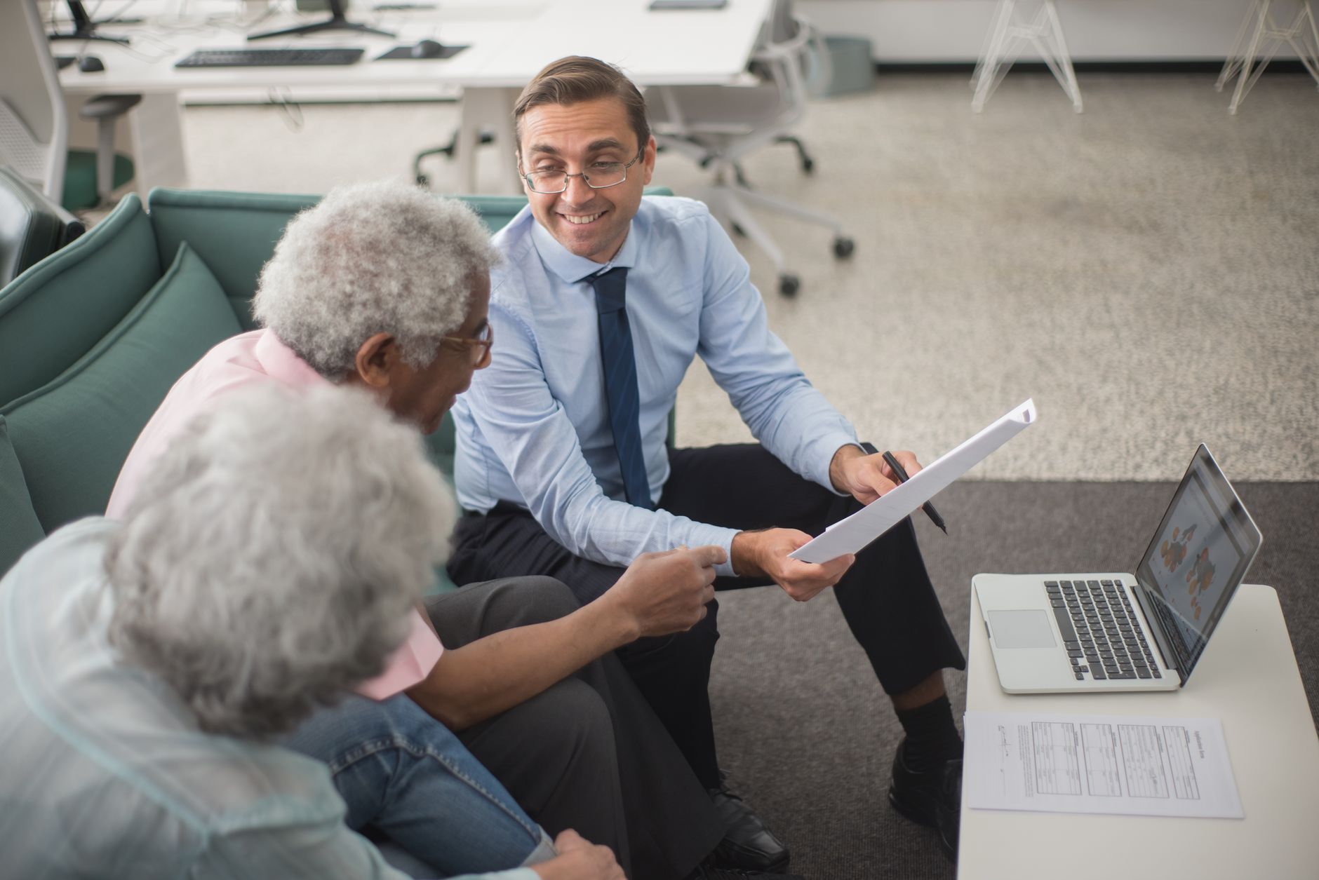 professional asset protection advisor discussing wealth security strategy with client