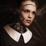AI technology concept showing healthcare diagnostics and machine learning algorithms